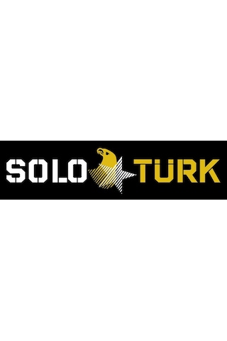 Solotürk Orta Boy Sticker 58X13Cm Solo Türk Sticker