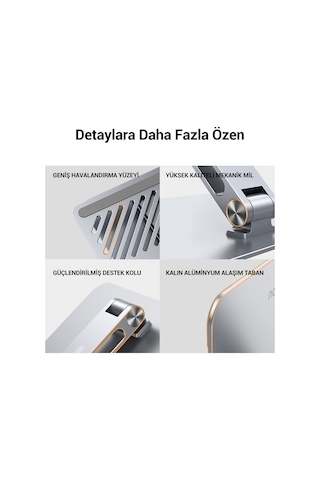 Ugreen Yükseklik Ve Açı Ayarlı Alüminyum Tablet Notebook Standı, 40291