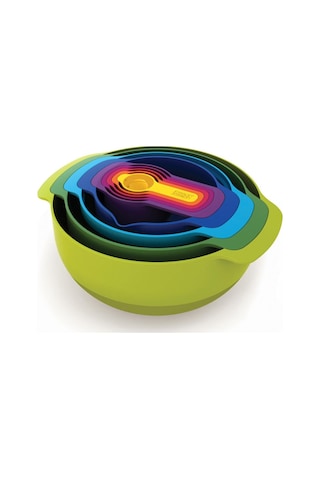 Joseph Joseph Nest™ 9 Plus Karıştırma Kase Seti - Çok Renkli