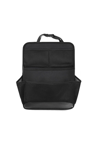 Youmex Geniş Kapasiteli Ağ Cep Ve Pratik Tasarımlı Araç İçi Organizatör Çantası - Siyah