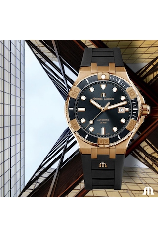 Maurice Lacroix ML-AI6058BRZ0B330-2 Erkek Kol Saati ve Yedek Kordon