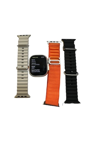 S8 Ultra 3 Kordonlu 49 MM Akıllı Saat (İthalatçı Garantili)