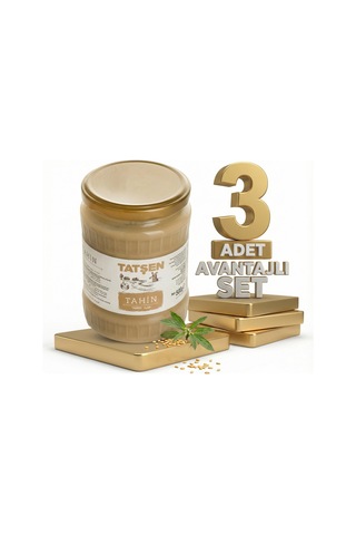 Tatşen Tahin 3x500 Gr Cam