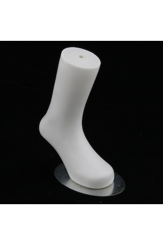 Homyl Çeşitli Ayak Manken Kukla Kalıp Sandal Ayakkabı 115mm Beyaz