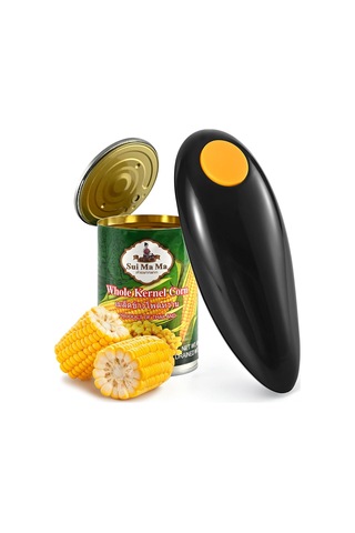 Lemestar Otomatik Kutu Açıcı Ve Sekiz Biçimli Kutu Açıcı Seti Pil Dahil Değil Siyah