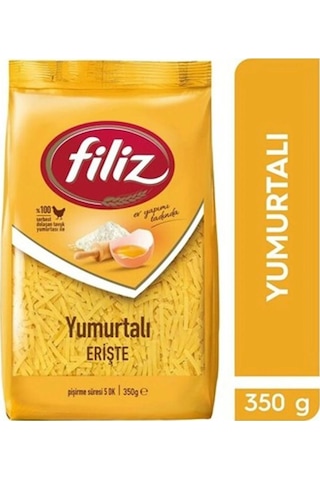 Yumurtalı Erişte Makarna 350 Gr. X 3 Adet