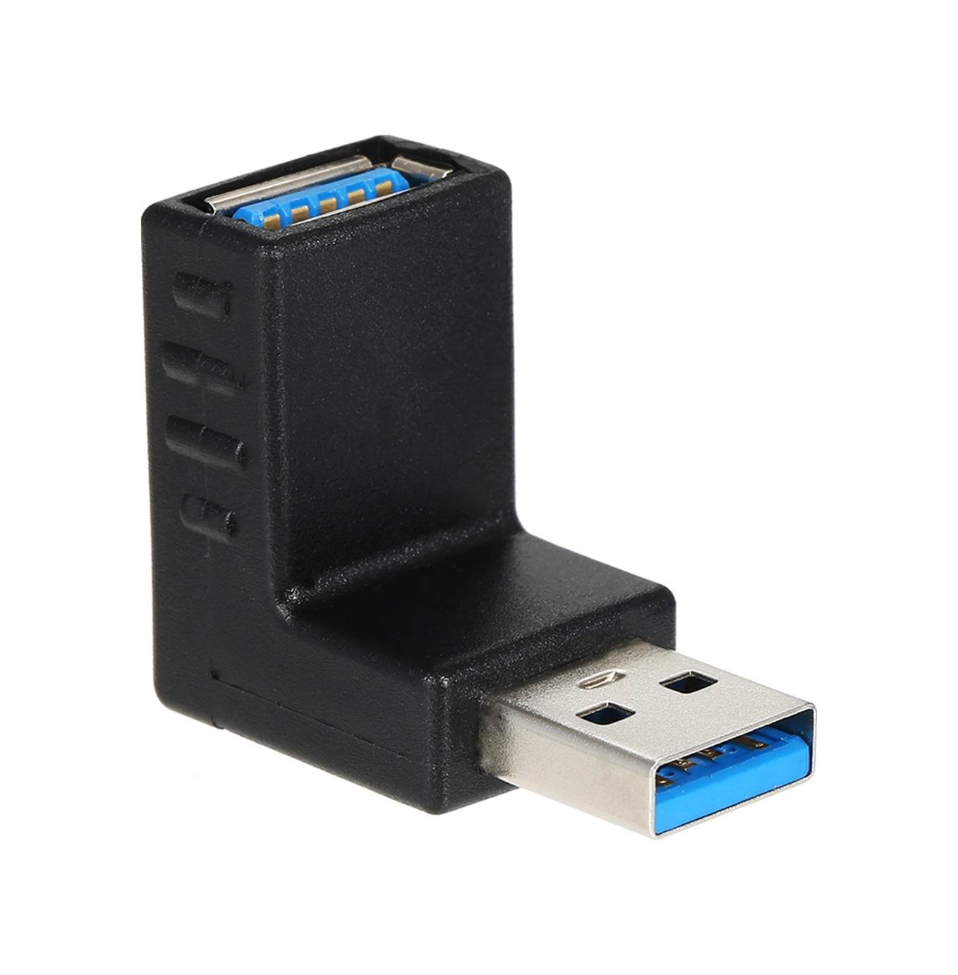Qingmipy Usb 3.0 Am/af 90 Derece Yukarı Dönük Adaptör - Hızlı 5 Gbps Transfer, Stres Azaltıcı, Siyah, Çevre Dost Malzeme