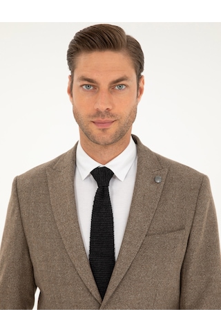 Pierre Cardin Kahverengi Slim Fit Ceket 50293351-vr029