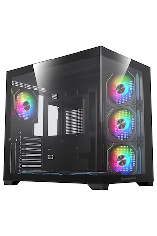 Game İn Game Dream Siyah 7x12cm Argb Fanlı Akvaryum Kasa