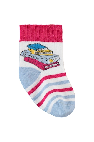 Civil Socks Kız Çocuk 3'lü Çorap 3-12 Yaş Pembe 09a83414324w1 Pembe
