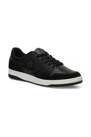 Lumberjack Koon Hakiki Deri Erkek Sneaker Ayakkabı 667800001346 185 Black Siyah
