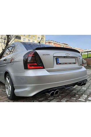 Hyundai Accent Era Arka Ek Plastik Siyah Difüzör 2005-2010 Arka-bodykit-ek-karlık