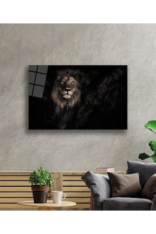 Aslan Cam Tablo 4mm Dayanıklı Temperli Cam45