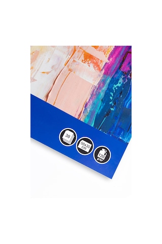 Faber-Castell 35x50 cm Art Karton Kapak Resim Defteri, 30 Yaprak, 120 gr Kaliteli Kağıt