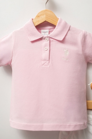 U.S. Polo Assn. Kız Bebek Pembe Takım Usb2632-c-v1 Pembe
