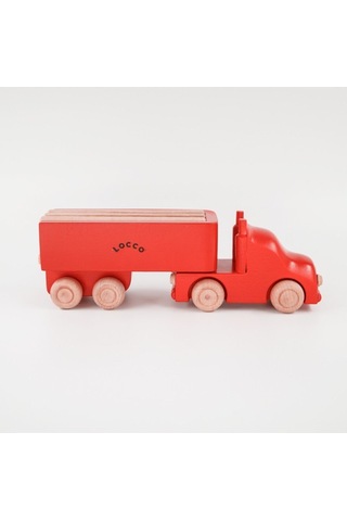 Ahşap Tır Kırmızı