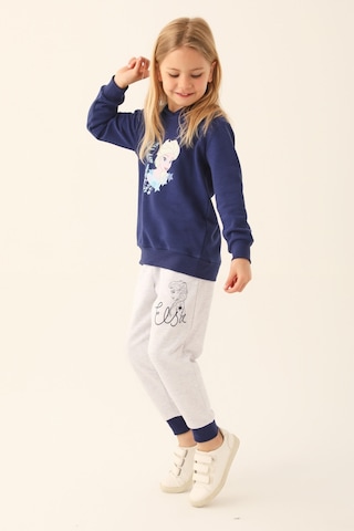 Frozen Parlament Kız Çocuk Eşofman Takımı Mavi