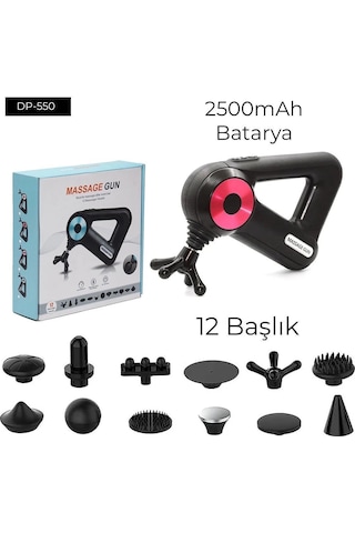 12 Başlıklı Masaj Aleti Açık Bej
