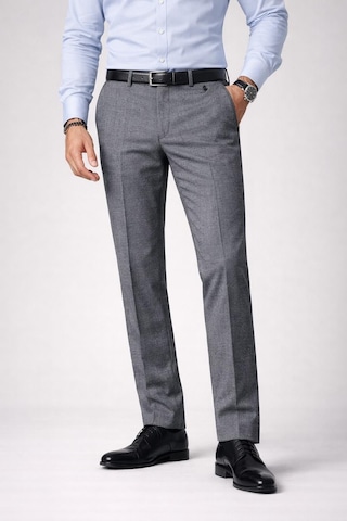 Classics Men Caserta Klasik Fit Likralı Erkek Kanvas Pantolon - 7517 gri