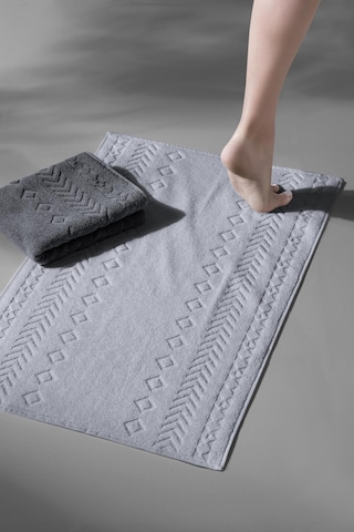 Oscuro Bathmat Space - Ekstra Yumusak, Modern %100 Pamuk 50X75Cm. Gri