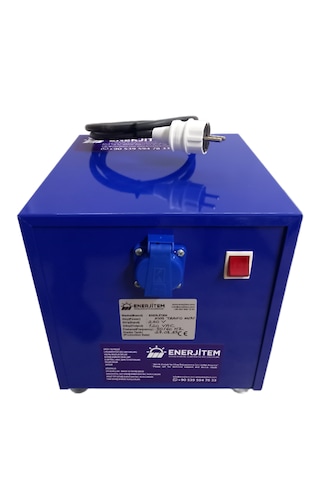 Enerjitem 1000va,1 Kva Kutulu Trafo,giriş:220 Vac Çıkış:110-120 V