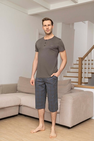 Aydoğan Erkek Civan Modal Bermuda Vizon Pijama Takım 0024 Vizon
