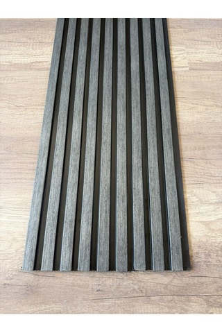 Polimer Grey Duvar Ofis Tv Arkası Koridor Dekoratif Panel 5 Adet 55 Cm