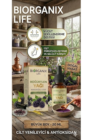 Life %100 Saf Böğürtlen Yağı - C Vitamini Etkili Aydınlatıcı & Ton Eşitleyici 20 Ml