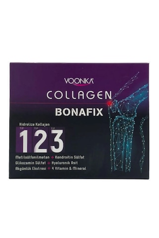 Voonka Bonafix Tip 1-2-3- Hidrolize Kollajen 30 Saşe Voonka Bonafix Tip 1-2-3- Hidrolize Kollajen 30 Saşe
