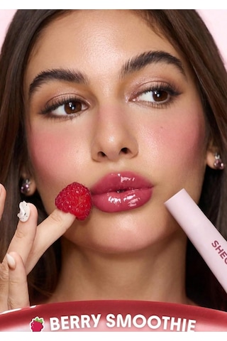 Sheglam Crystal Glaze Dudak Parlatıcısı,dolgun Ve Parlak Etki Dudak Parlatıcıları Berry Smoothie