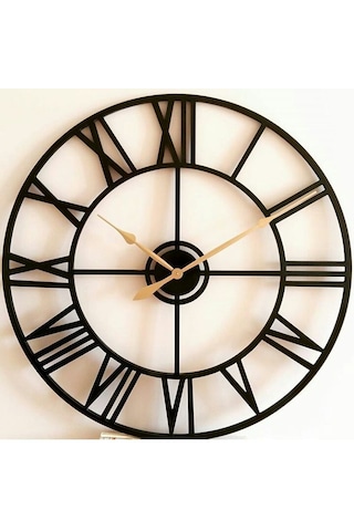 Roma Rakamlı Duvar Saati Ahşap