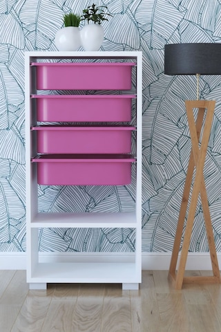 Unisex Çocuk Pembe 4 Sepetli Oyuncak Dolabı Diğer