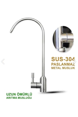 Reverse Osmosis Su Arıtma Musluğu Paslanmaz 304 Lüks Aç Kapa Tezgah Üstü Musluk Kolay Montaj Lüks Musluk