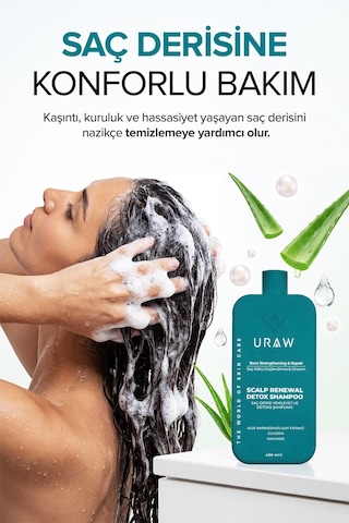 Uraw Scalp Renewal Saç Derisi Yenileyici Şampuan 400 ML