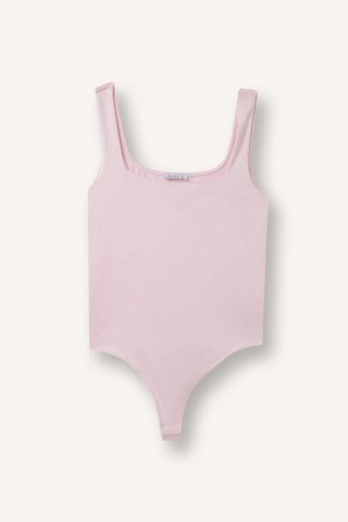 Defacto Kare Yaka Bodysuit H3888ax26smpn633 Pembe-pn633