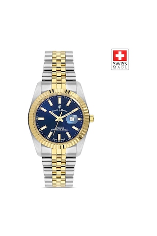 Inspıratıon Jwl04106 Sellita Sw100, 25 Jewels Otomatik Mekanizmalı, Swiss Made Kadın Kol Saati Gold - Gümüş