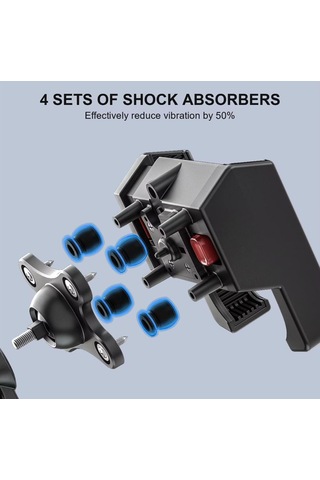 Motosiklet Ve Scooter İçin Gidon Uyumlu Telefon Tutucu Pb11 Plus