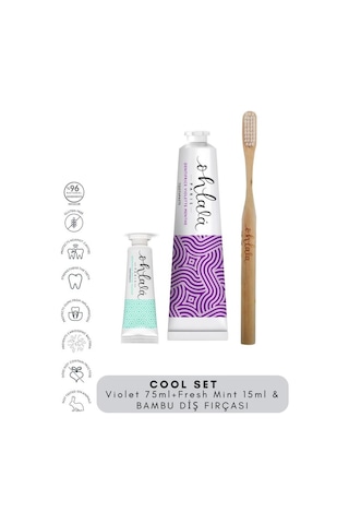 Ohlala Violet Mint 75ml + Fresh Mint 15 Ml + Bambu Diş Fırçası Cool Set