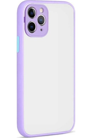 Apple Uyumlu iPhone 11 Pro Kılıf Zore Hux Kapak Lila