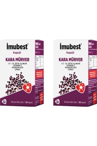 İmubest 30 Kapsül 2 Kutu