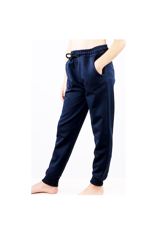 Çocuk Unisex Okul Eşofman Altı Ribanalı C8 Lacivert