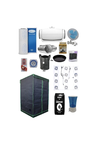 100x100x200 Bitki Yetiştirme Kabin Seti Pro