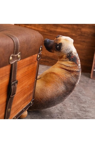 Zyzqstore Yastık 3d Sevimli Gerçekçi Komik Köpek Karikatür Çok Renkli Ev Hayvanları İçin Çok Renkli