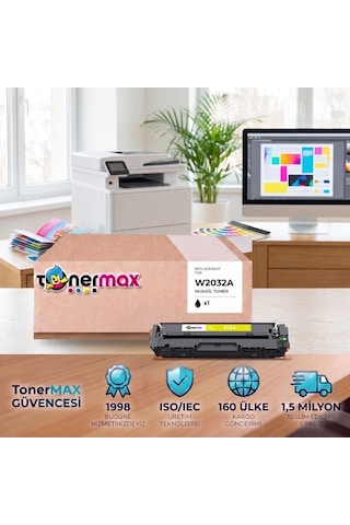 Hp Color Laserjet Pro Mfp M479fnw W2032a Sarı Uyumlu Toner Çipli