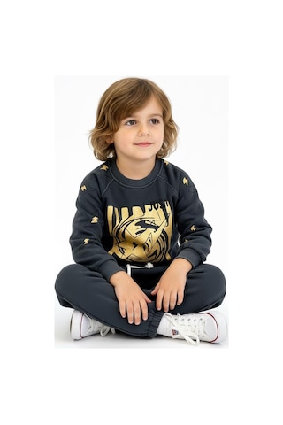 I Just Wanna Be Baskılı 2li Takım Bordo