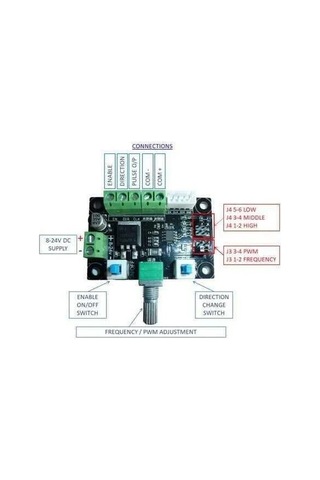 12-24v Step Ve Servo Motor Hız Kontrol Kartı Mks Osc Pwm Pulse Sinyal Üretici