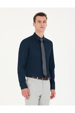 Pierre Cardin Erkek Lacivert Basic Gömlek 50277147-vr033 Lacivert