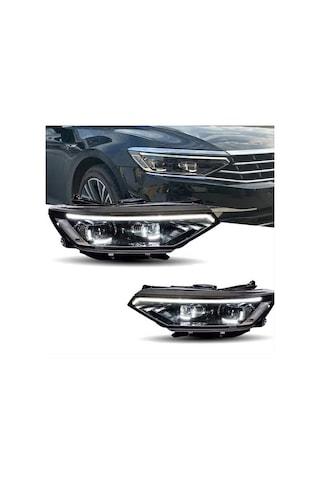 Vw Passat B8 İle Uyumlu B8,5 Elegance Dızayn Far 2015-2019