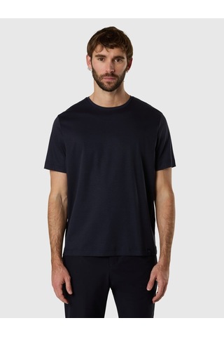 North Sails Kısa Kollu Bisiklet Yaka Pamuklu Erkek T-shirt-33474 Lacivert