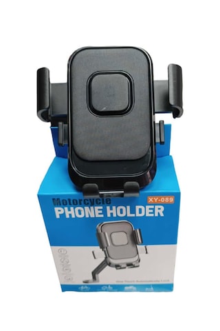 Tek Tuşla Kitlenebilen Motosiklet Telefon Tutucu Ayna Bağlantılı